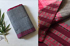 Paromita ~ Handloom Cotton Saree - Woven Border