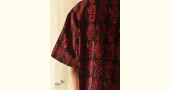 Itr . इत्र | Batik Cotton Loose Black Shirt | Exclusive