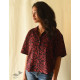 buy Batik Cotton Shirt for Women - Lion Motif