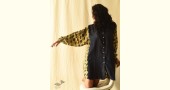 buy Ajrakh Modal Silk & Denim Dress