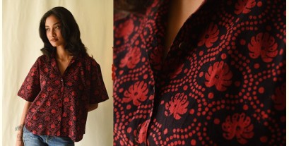 Itr . इत्र | Batik Cotton Loose Shirt | Exclusive