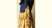 shop Batic Modal Silk +  Denim Dress