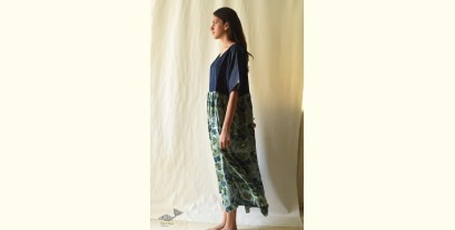 Amaara . अमारा | Batic Modal Silk & Denim Dress