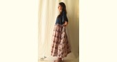 shop Batic Modal Silk & Denim Long Dress