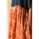 shop Batic Modal Silk +  Denim Long Dress