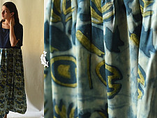 Amaara . अमारा | Batic Modal Silk & Denim Dress