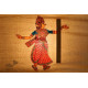 Shop Leather Puppets - Sita - pink saree