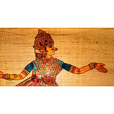Leather Puppets ✡ Sita ( Pink Saree)