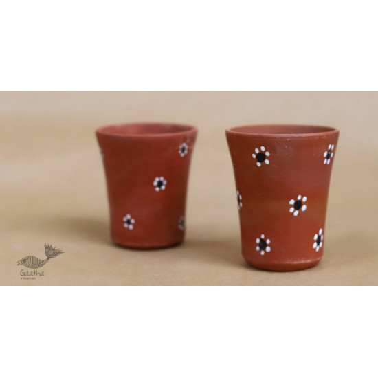 Maati Ka Kaam ● Clay Glasses ( Set of two ) ● 26