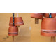 Maati Ka Kaam ● Clay Hanging Bell ( Set of three ) ● 17