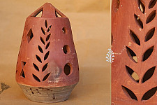 Maati Ka Kaam ● Clay Hanging Lamp Shed ● 21