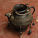 Unique Design Antique Carved Brass Kettle Pot 