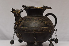 Antiquities from Khajuraho | Carved Gau Gangajali