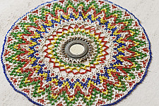 Prachin . प्राचीन || Antique Bead Wall Hanging (12x12 inch)