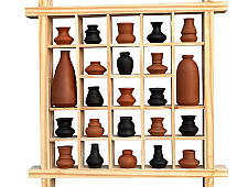 Terracotta Tales | Terracotta Pottery Art - Handmade Miniature Wall Art Frame