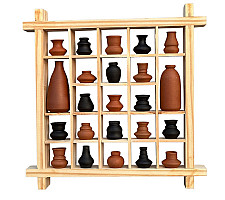 Terracotta Tales | Terracotta Pottery Art - Handmade Miniature Wall Art Frame