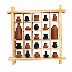 Terracotta Tales | Terracotta Pottery Art - Handmade Miniature Wall Art Frame