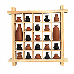 Terracotta Tales | Terracotta Pottery Art - Handmade Miniature Wall Art Frame