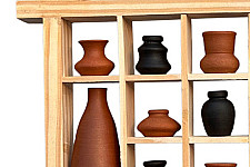 Terracotta Tales | Terracotta Pottery Art - Handmade Miniature Wall Art Frame