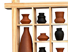 Terracotta Tales | Terracotta Pottery Art - Handmade Miniature Wall Art Frame
