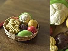 Gudiyawala . गुड़ियावाला | Clay ~ Miniature Vegetable Basket