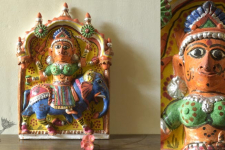 Molela ❉ Terracotta Plaques ❉ Tribal Goddess - 1