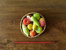 Gudiyawala . गुड़ियावाला | Clay ~ Miniature Fruit Basket
