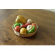 Handmade Clay - Miniature Vegetable Basket