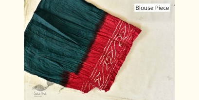 Malvika . मालविका ● Cotton Tie & Dyed Bandhani Saree ● 2