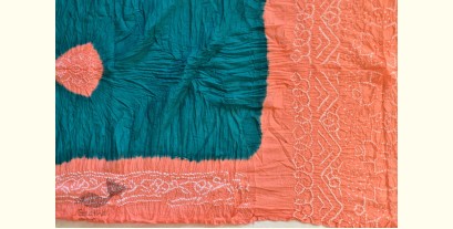 Malvika . मालविका ● Cotton Tie & Dyed Bandhani Saree ● 3