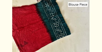 Malvika . मालविका ● Cotton Tie & Dyed Bandhani Saree ● 4