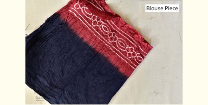 Malvika . मालविका ● Cotton Tie & Dyed Bandhani Saree ● 7