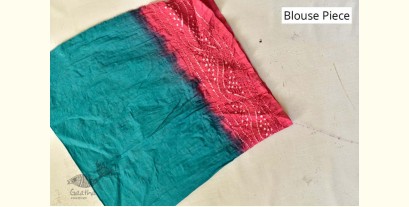 Malvika . मालविका ● Cotton Tie & Dyed Bandhani Saree ● 13