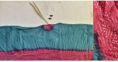latest collection of cotton bandhni Blue-Peach sarees