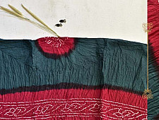 Malvika . मालविका ● Cotton Tie & Dyed Bandhani Saree ● 2