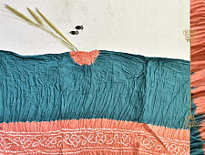 Malvika . मालविका ● Cotton Tie & Dyed Bandhani Saree ● 3