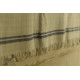 shop organic handspun cotton towel blue-border