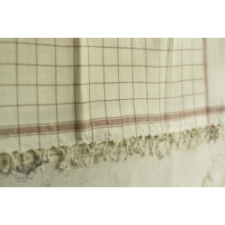 Indulge yourself | Handwoven - Cotton Brown Checks Towel