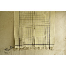 Indulge yourself | Handwoven - Cotton Carbon Black Checks Towel