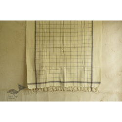 Indulge yourself | Handwoven - Cotton Carbon Black Checks Towel