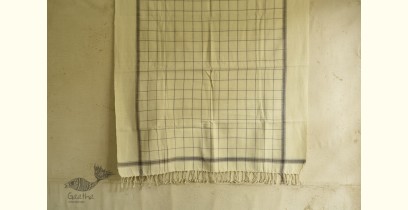 Indulge yourself | Handwoven - Cotton Grey Checks Towel