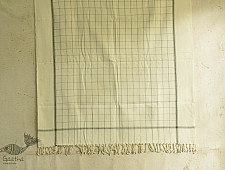 Indulge yourself | Handwoven - Cotton Mehndi Green Checks Towel