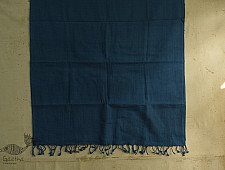 Indulge yourself | Handwoven - Cotton Dark Blue Towel 