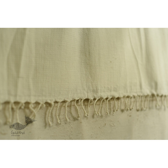 shop organic handspun cotton white towel