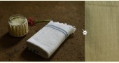 shop organic handspun cotton towel blue-border