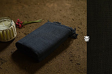 Indulge yourself | Handwoven - Cotton Dark Grey Towel