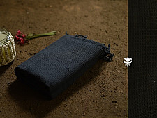 Indulge yourself | Handwoven - Cotton Dark Grey Towel