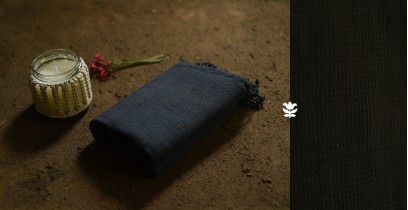 Indulge yourself | Handwoven - Cotton Dark Grey Towel