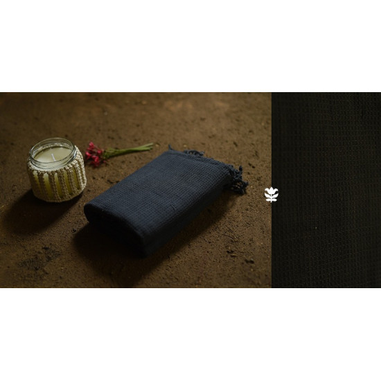 shop organic handspun cotton Dark Grey towel