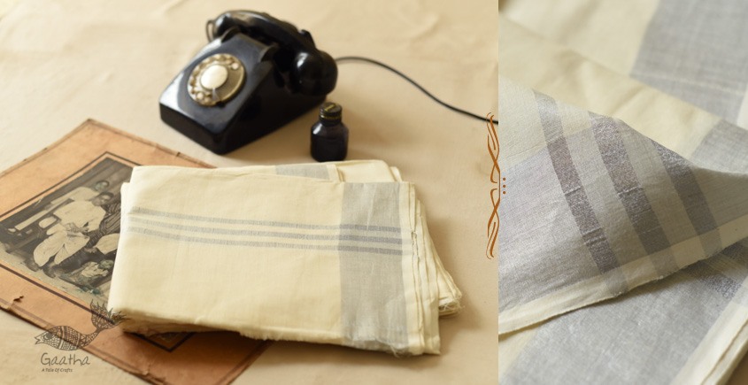 Matka Silk and Cotton - Handloom Dhoti Khes